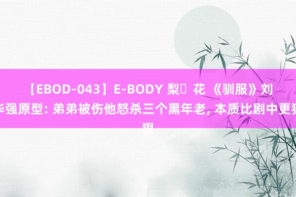 【EBOD-043】E-BODY 梨々花 《驯服》刘华强原型: 弟弟被伤他怒杀三个黑年老， 本质比剧中更狠