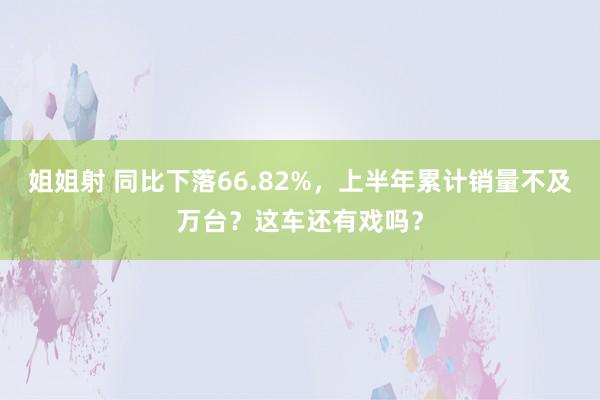 姐姐射 同比下落66.82%，上半年累计销量不及万台？这车还有戏吗？