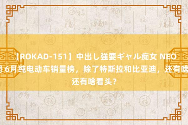 【ROKAD-151】中出し強要ギャル痴女 NEO 4時間 6月纯电动车销量榜，除了特斯拉和比亚迪，还有啥看头？