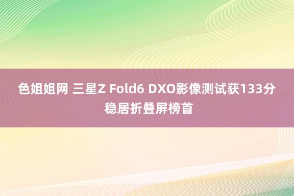 色姐姐网 三星Z Fold6 DXO影像测试获133分 稳居折叠屏榜首