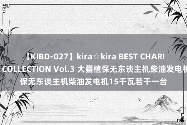 【KIBD-027】kira☆kira BEST CHARISMA☆MODEL☆COLLECTION Vol.3 大疆植保无东谈主机柴油发电机15千瓦若干一台