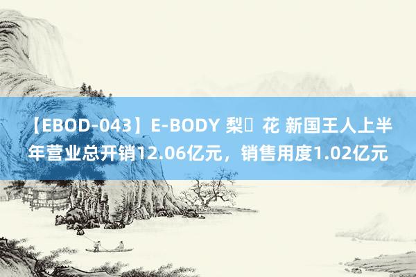 【EBOD-043】E-BODY 梨々花 新国王人上半年营业总开销12.06亿元，销售用度1.02亿元