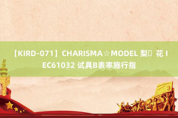 【KIRD-071】CHARISMA☆MODEL 梨々花 IEC61032 试具B表率施行指